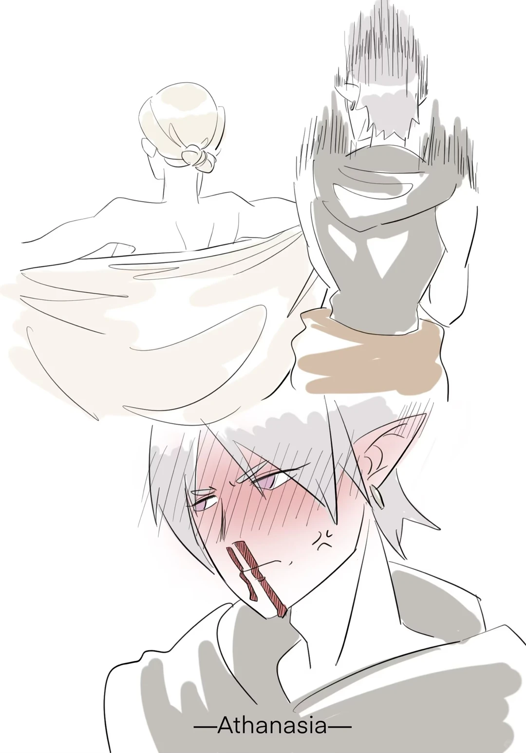 单纯想看此男流鼻血