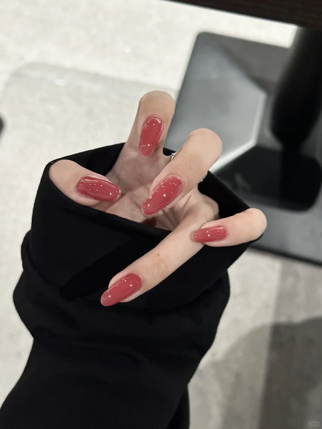 丽奈美甲💅🏻好嗲的娇艳粉蔷薇色💖
