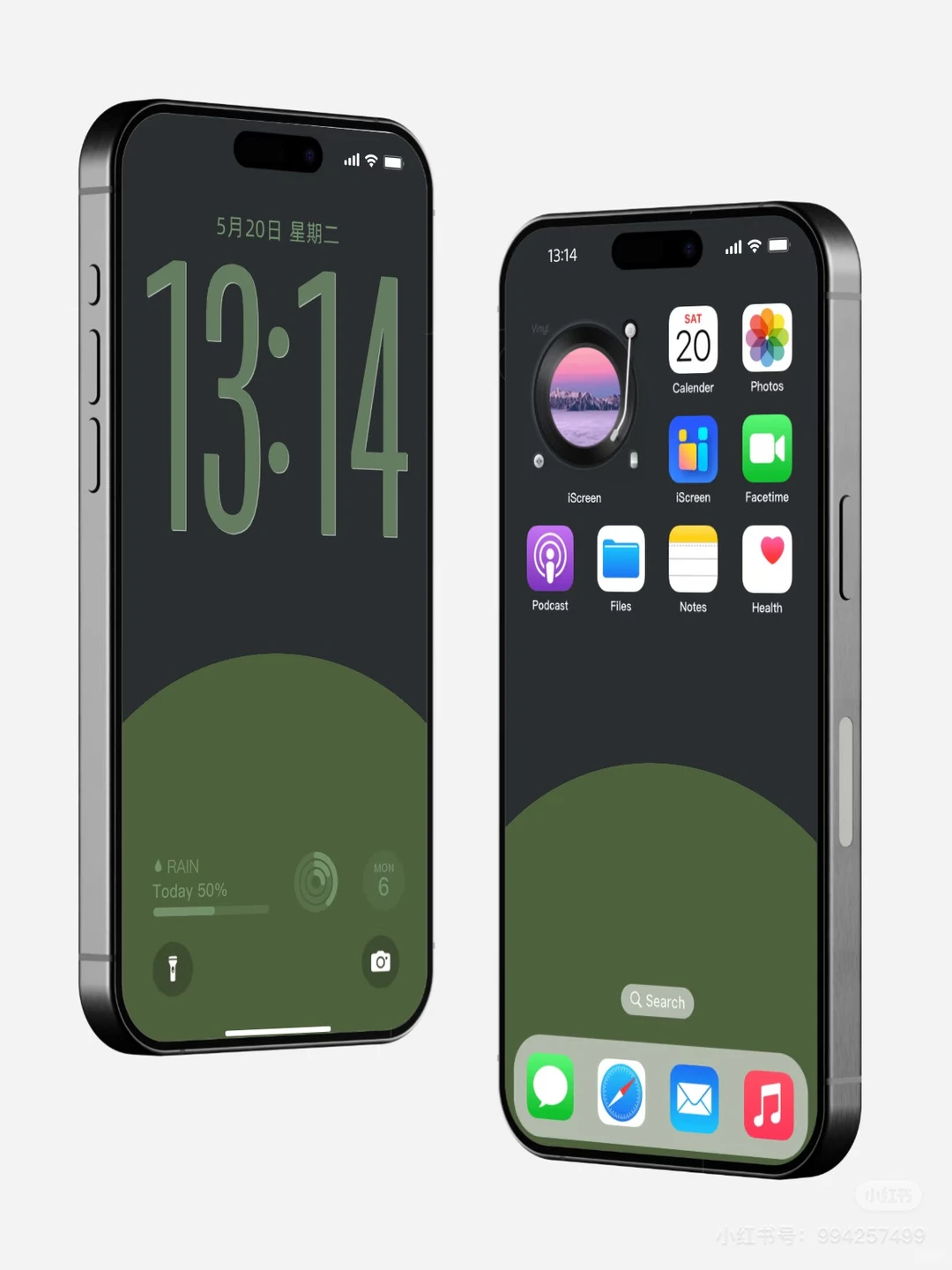 小众的绿屏壁纸，酷到冒泡！🌿