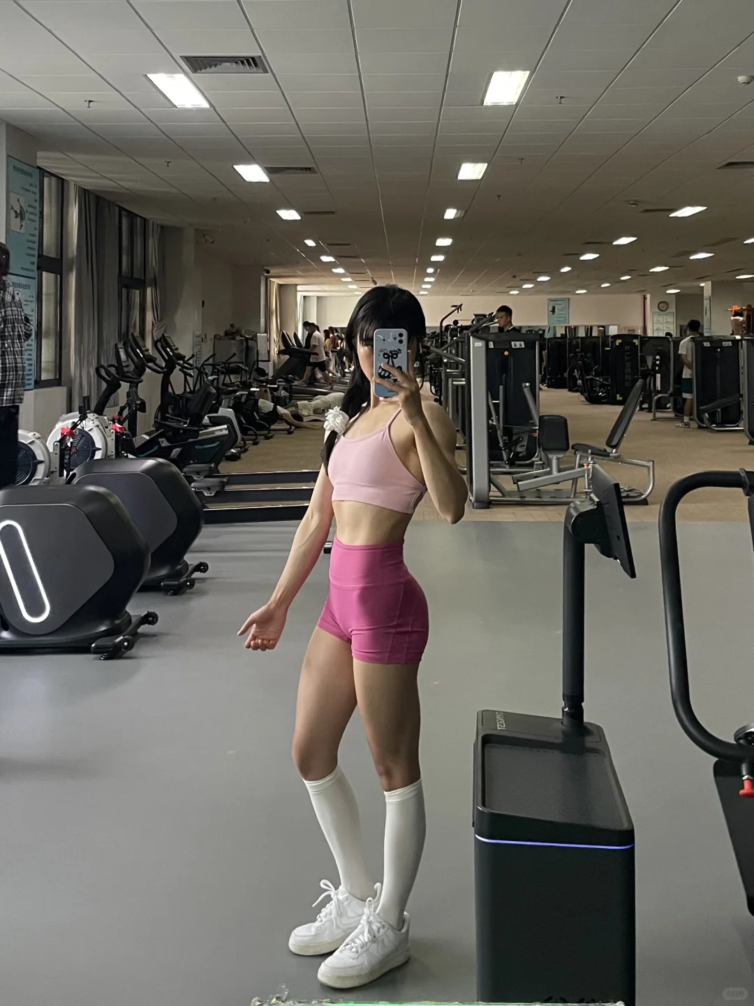 158/84.6 小基数薄肌女孩保持身材吃练plog