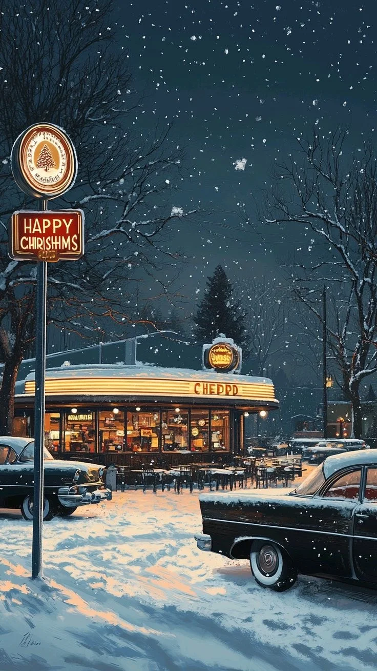 一组ins风圣诞雪景❄️