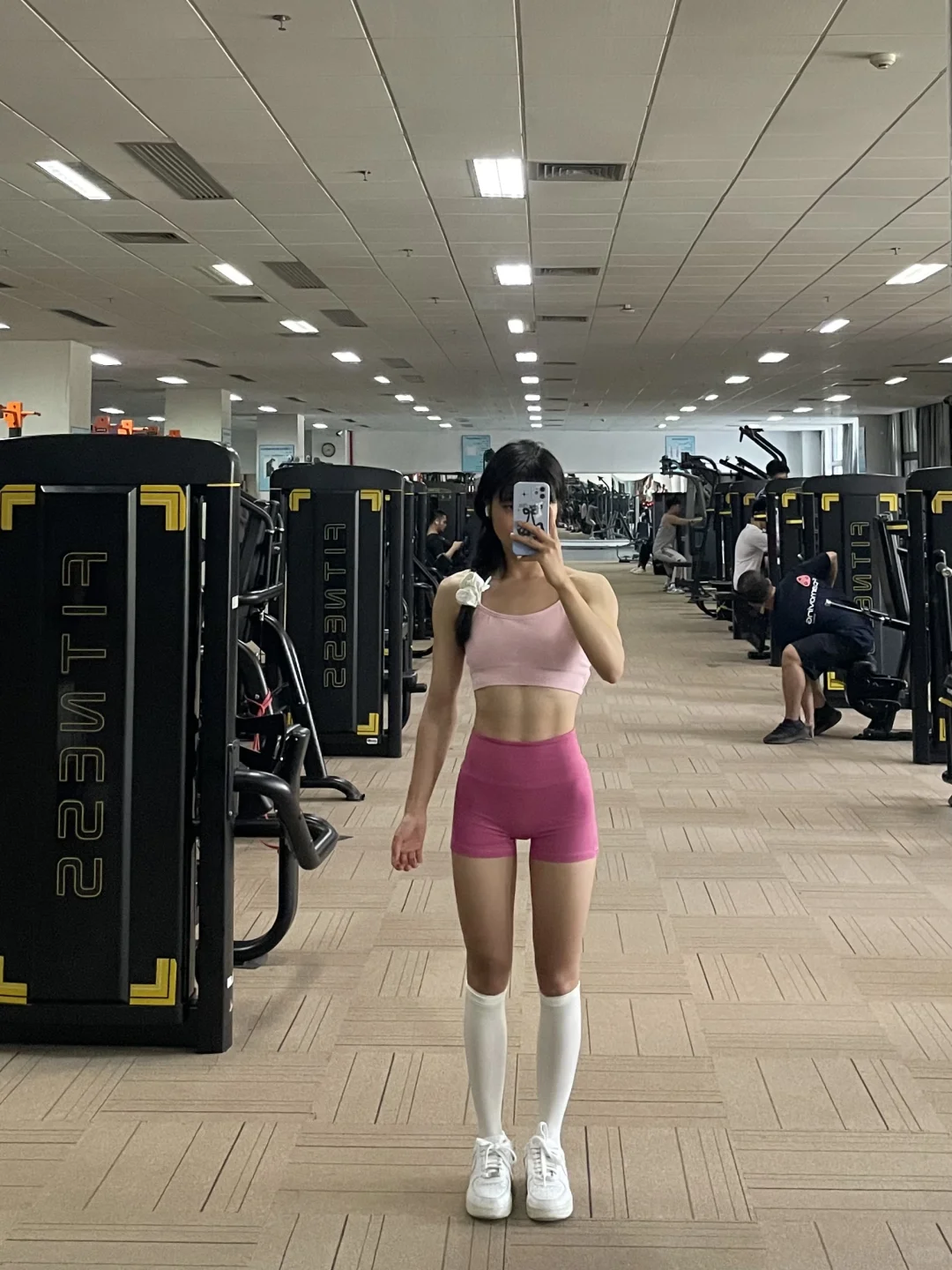 158/84.6 小基数薄肌女孩保持身材吃练plog