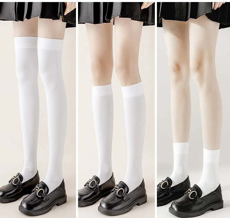 🎀JK过膝袜上新啦！显腿长又可爱