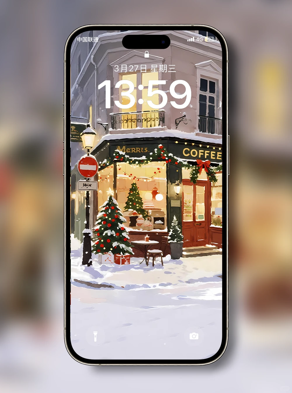 X509-圣诞街角|iPad壁纸|电脑|手机壁纸 4k