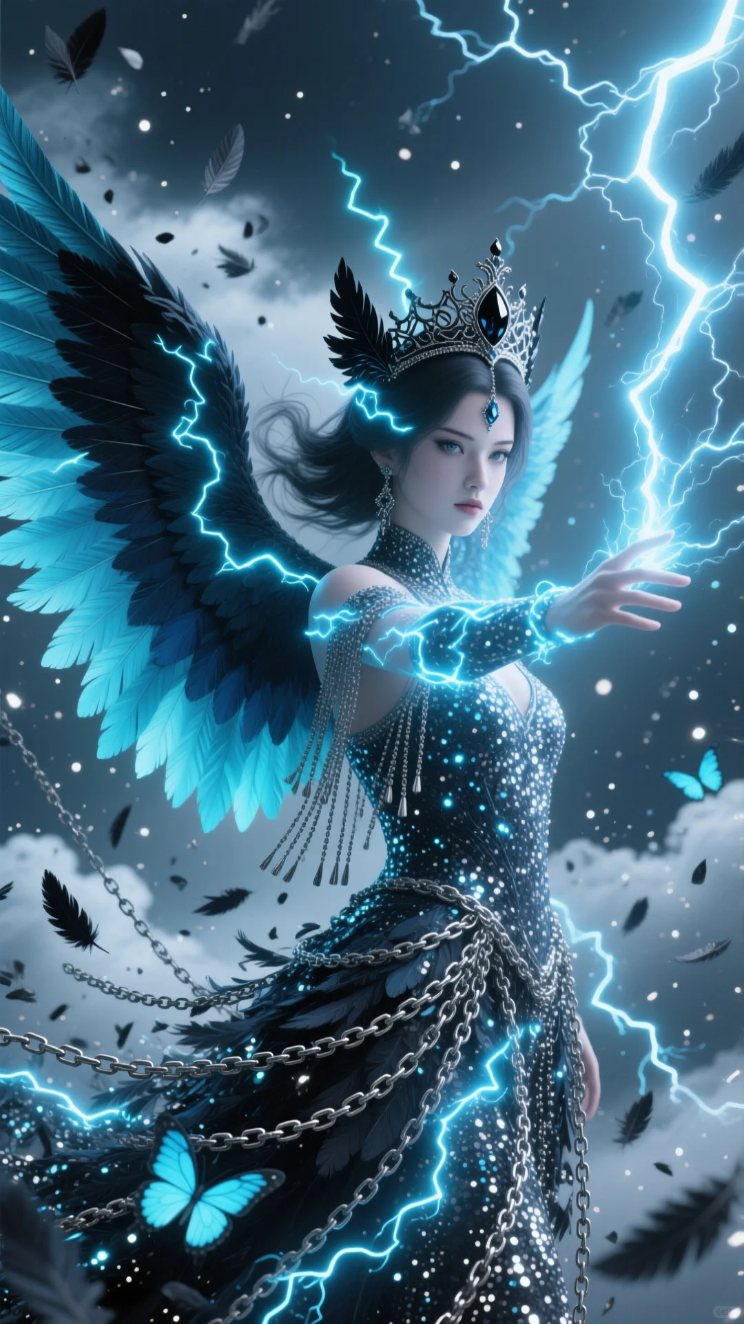 AI绘图打卡~白色精灵，纯洁与优雅的象征✨