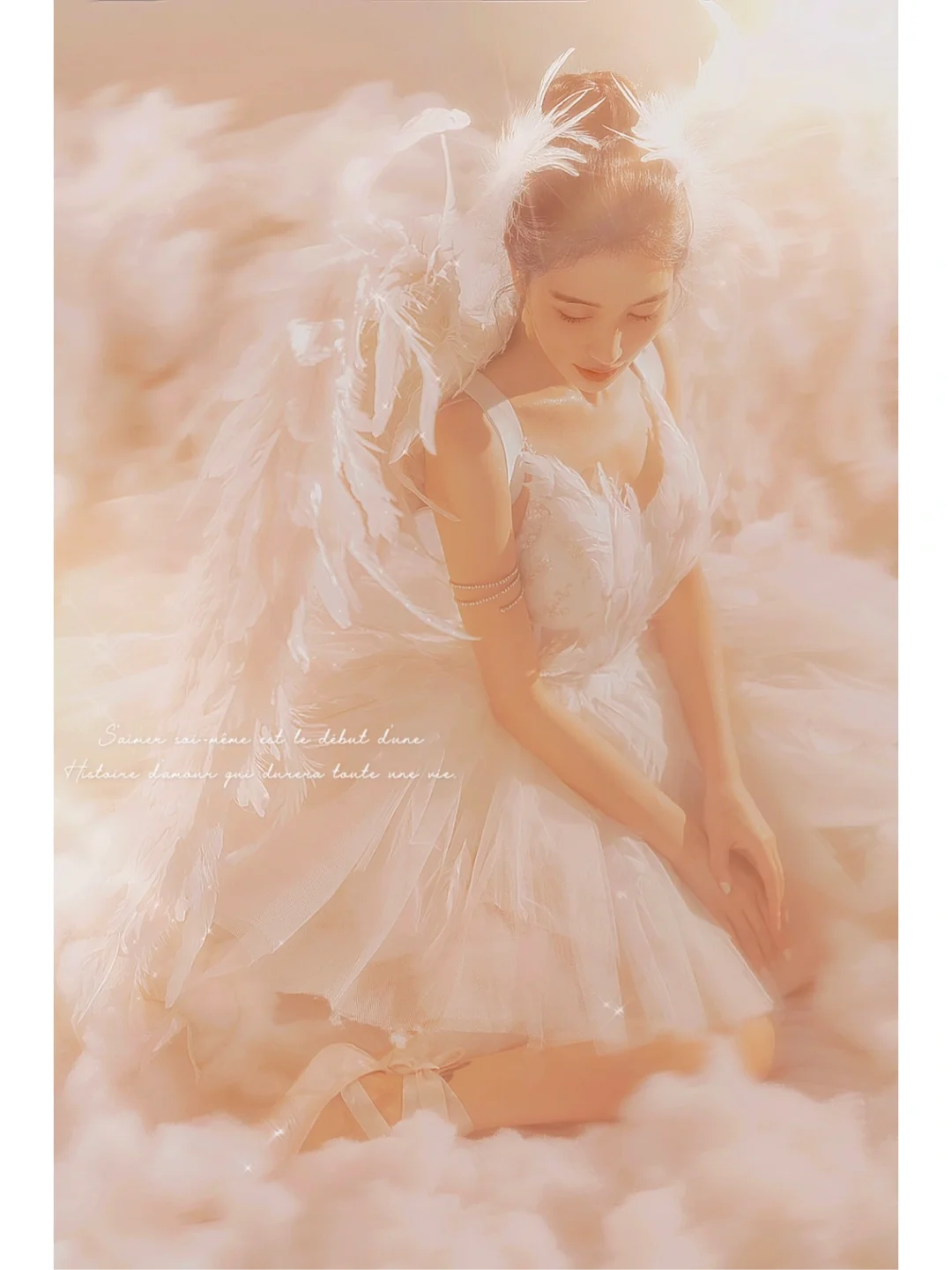 闯入云端☁️的天使｜少女心炸裂的天使写真