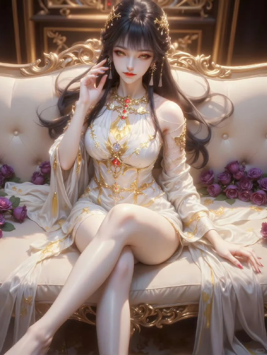 国漫女神性感美腿对比，好身材大长腿高颜值