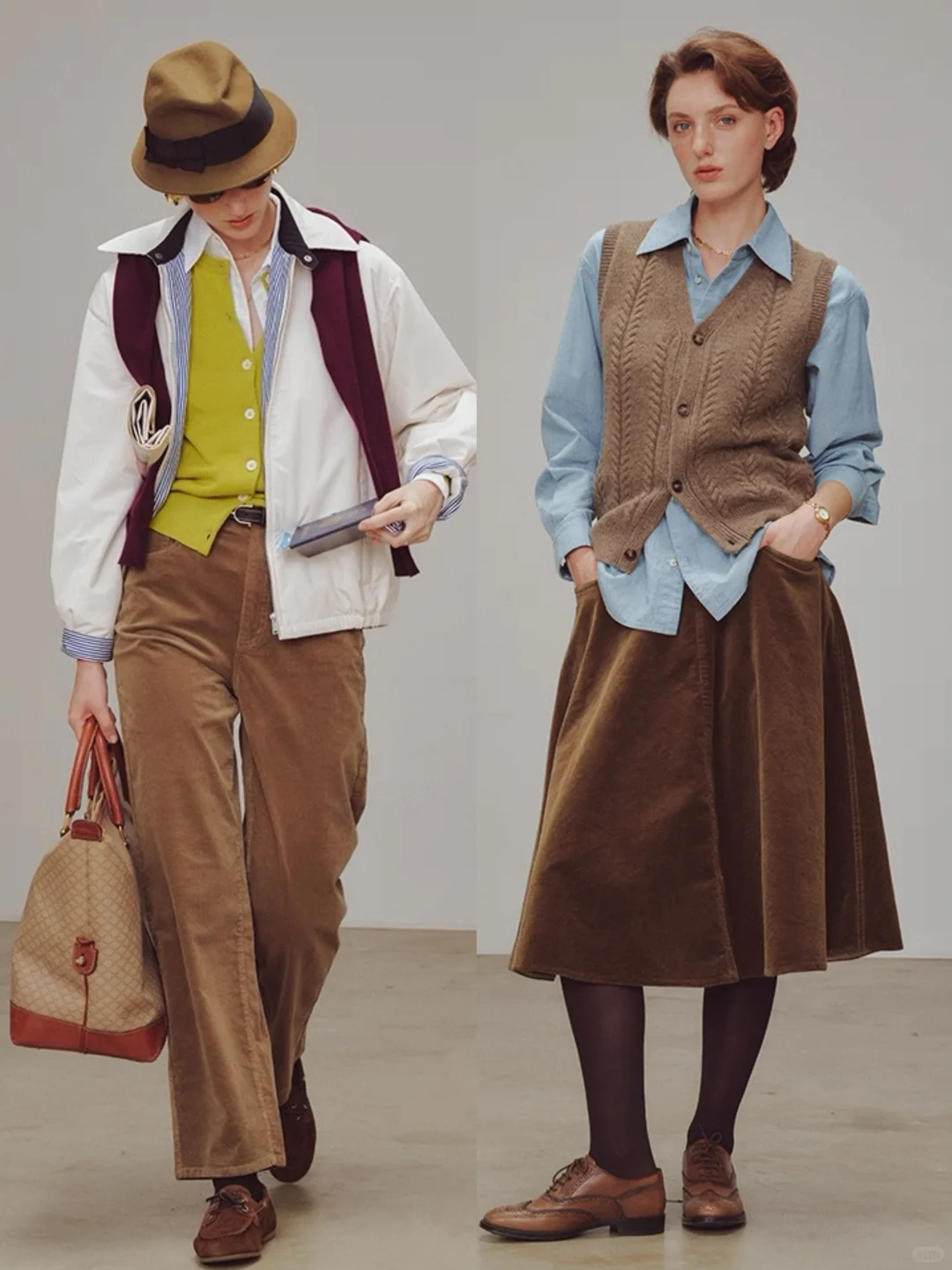 “90年代时尚编辑”知识分子穿搭：三所Vintage