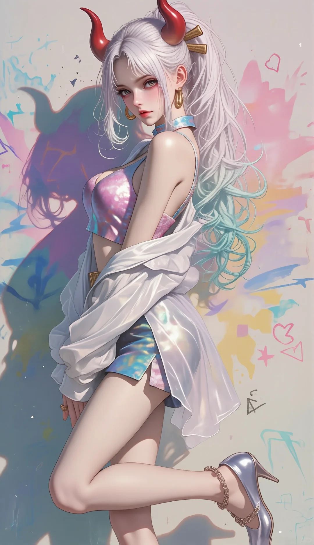 海贼女团镭射风穿搭美到犯规