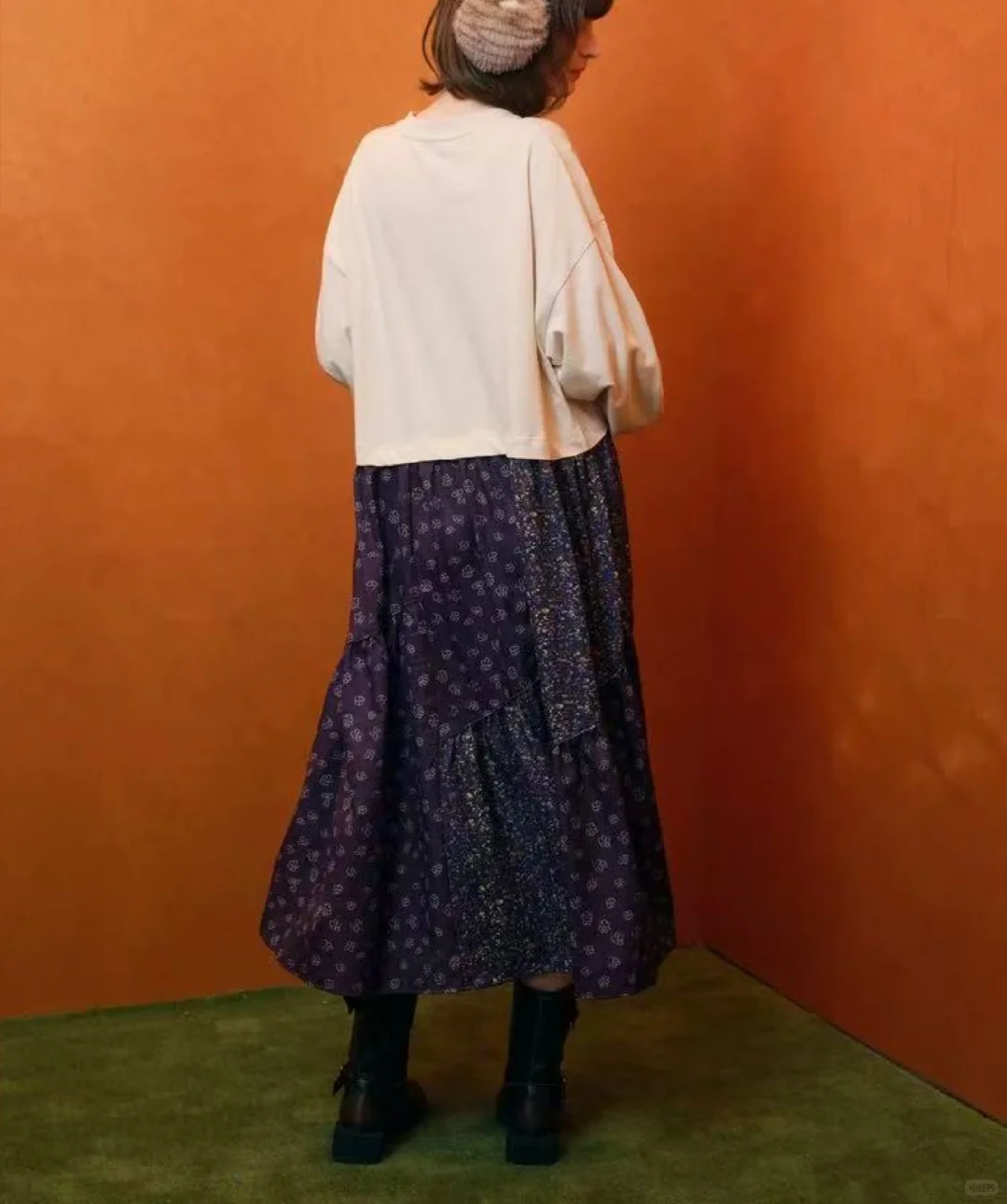 当我的复古潮人校服搭配上了裙子～