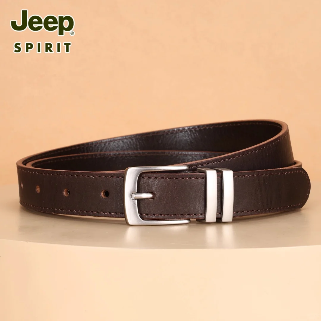 复古感拉满的头层牛皮皮带女