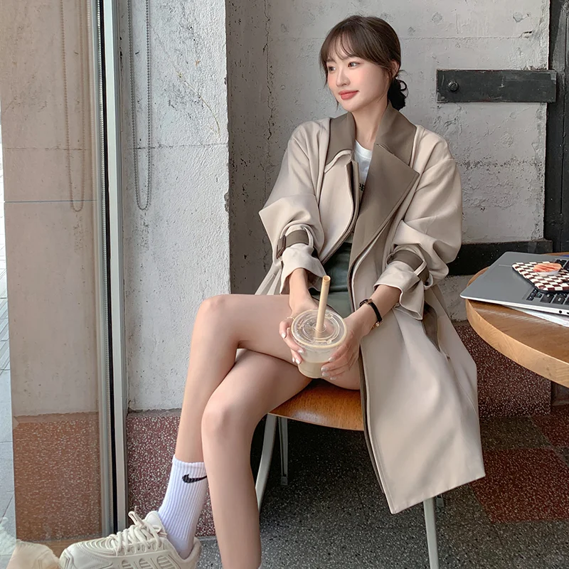 风衣外套女中长款2025秋季新款今年流🔥