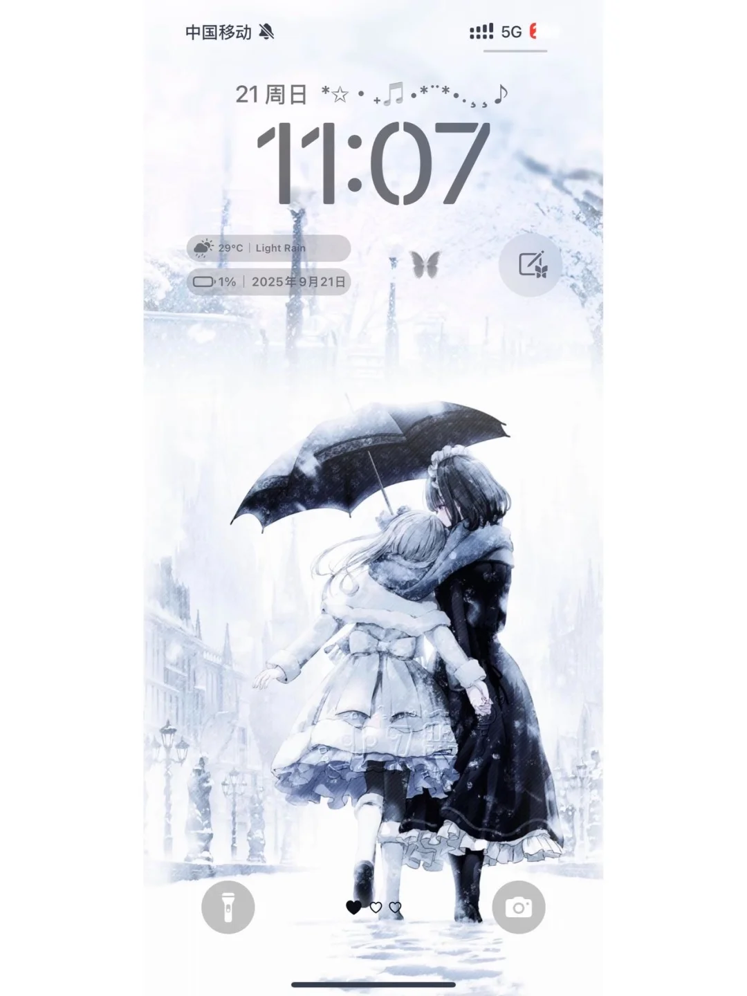 壁纸分享｜あなたと雪の中で