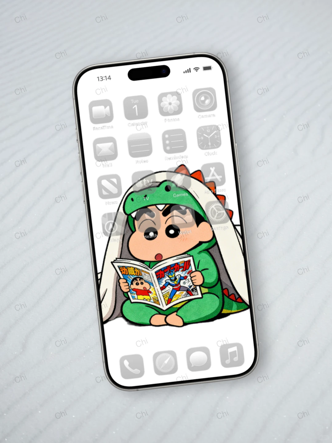 治愈一切的小新｜蜡笔小新手机壁纸