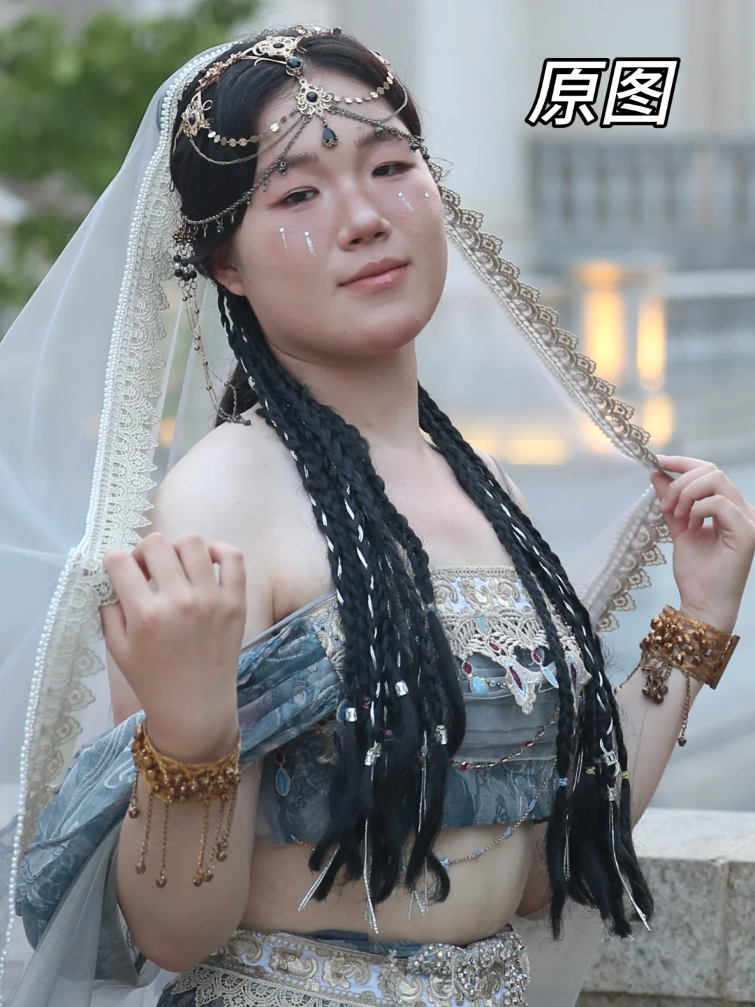 客妹：影楼p的西域公主写真亲妈看了都无语🥲