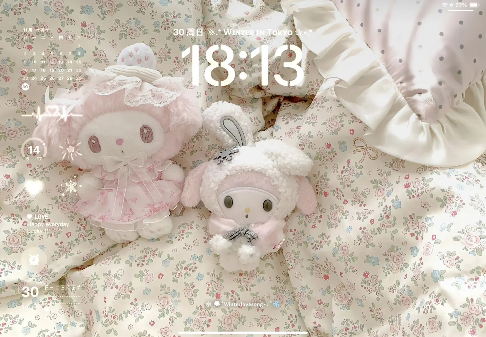 冬日可爱风iPad壁纸~