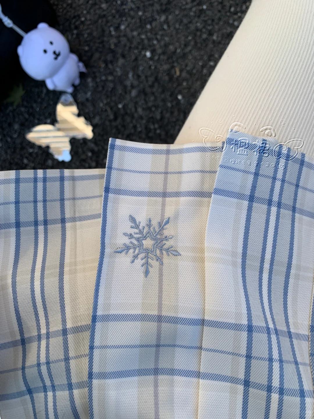 厚白裤袜好有动漫感