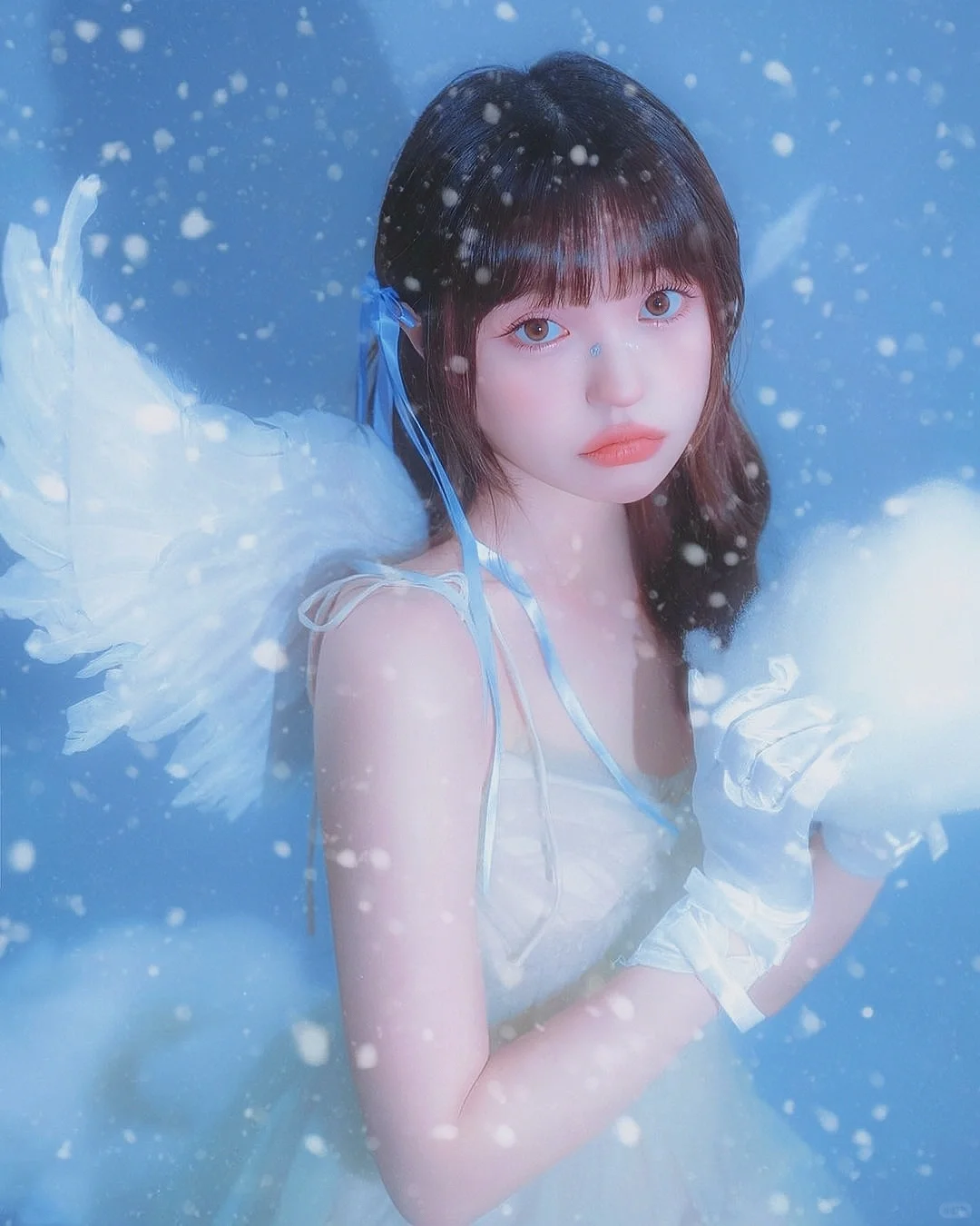 今天是朦胧的天使装