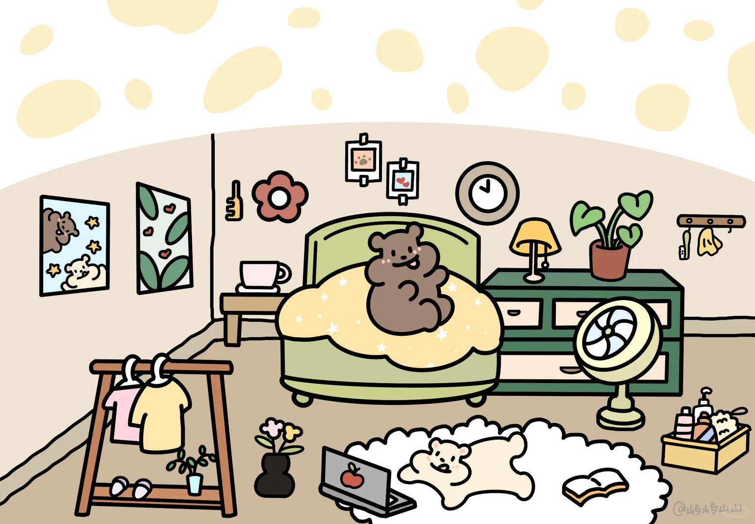 温暖小窝⍤ 𓇼平板壁纸套图 ✿