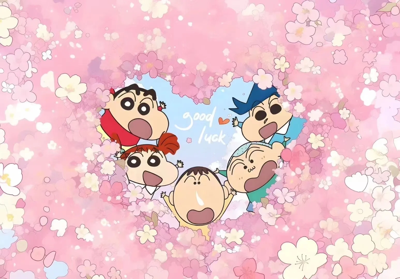 蜡笔小新ipad电脑壁纸