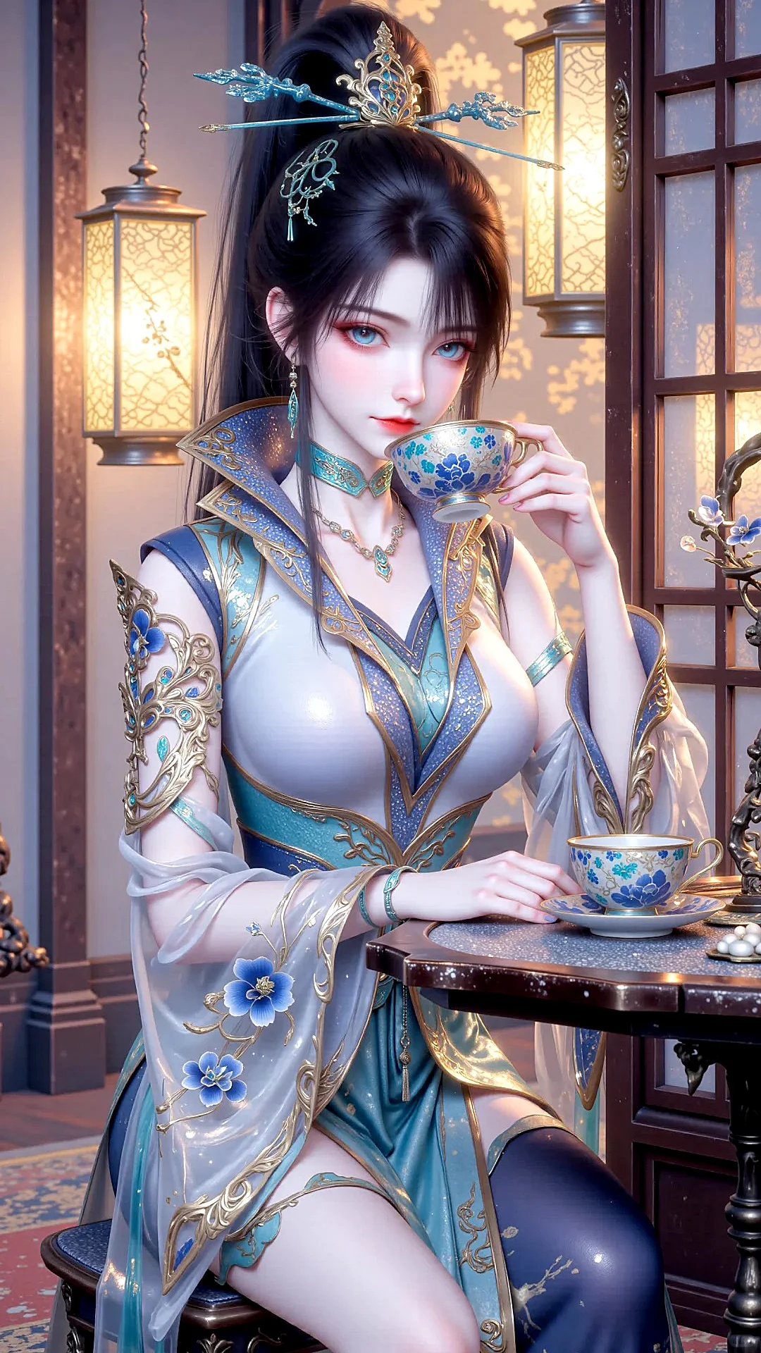 女神壁纸｜青鳞斗破苍穹手机动漫手机壁纸