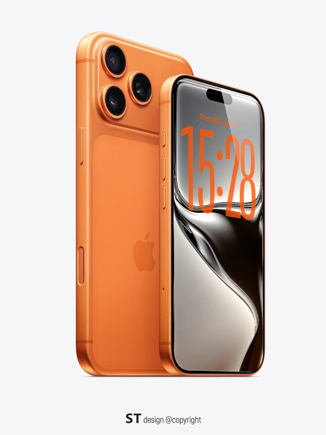 精密奢棕｜液态玻璃iphone17高清壁纸/ios26