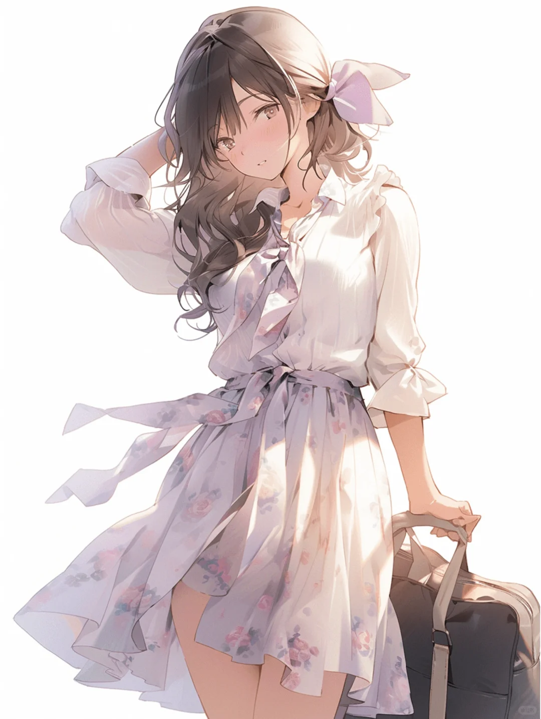 穿搭系列｜衬衫短裙御姐风