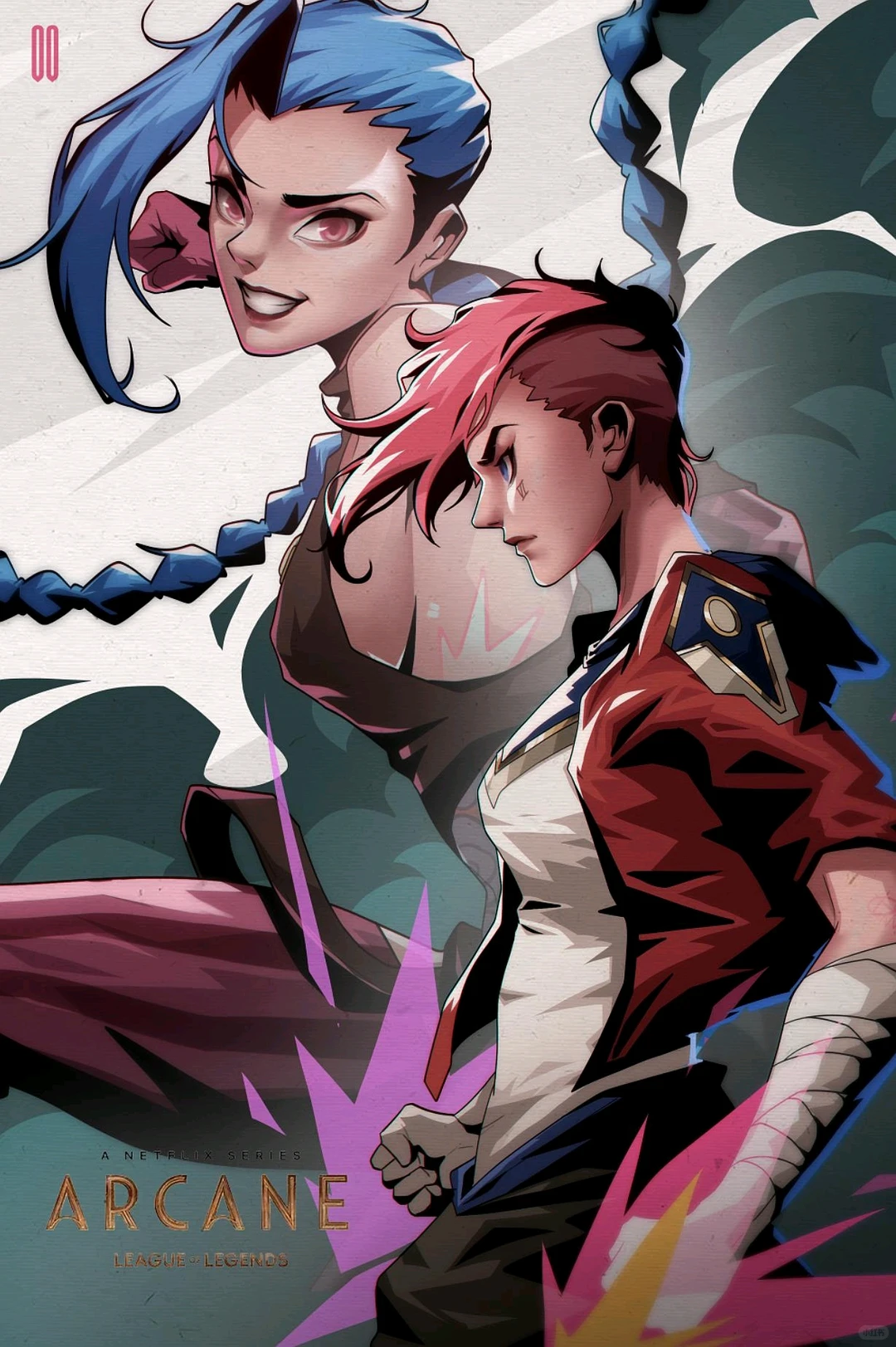 壁纸 |4K 双城之战金克丝 ⚔️🚬