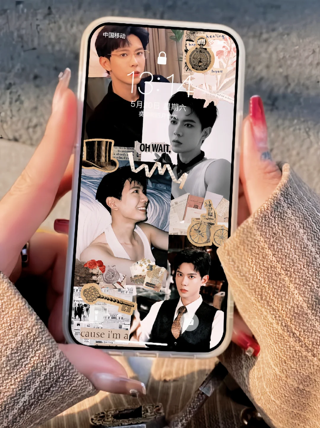 黄浩雯锁屏壁纸 谁的老公快来认领！！