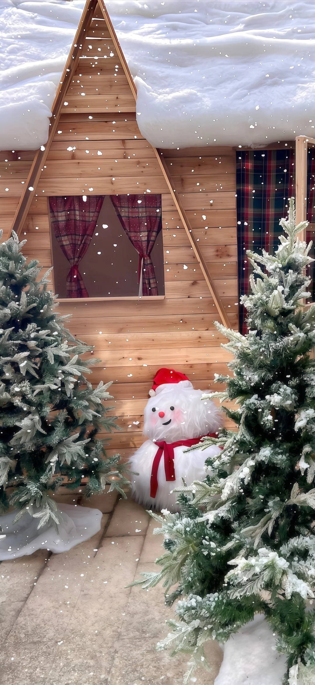 一组高清冬日壁纸来啦～🎄可做聊天壁纸噢