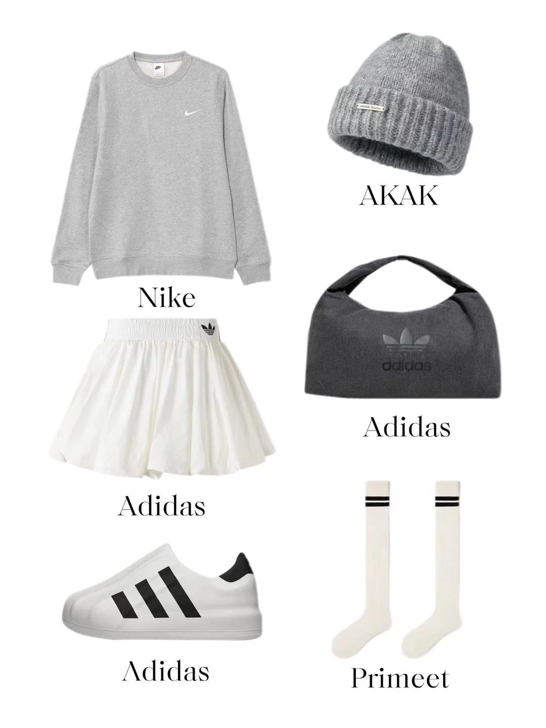 OOTD｜运动休闲感小精致女生穿搭🍷