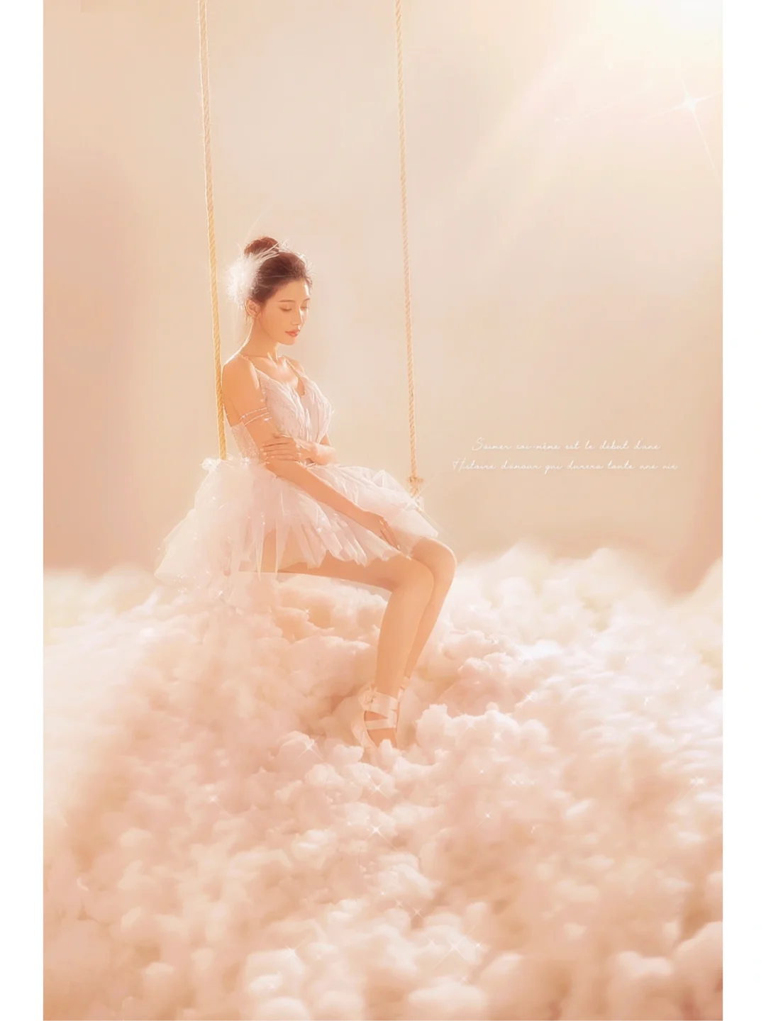 闯入云端☁️的天使｜少女心炸裂的天使写真