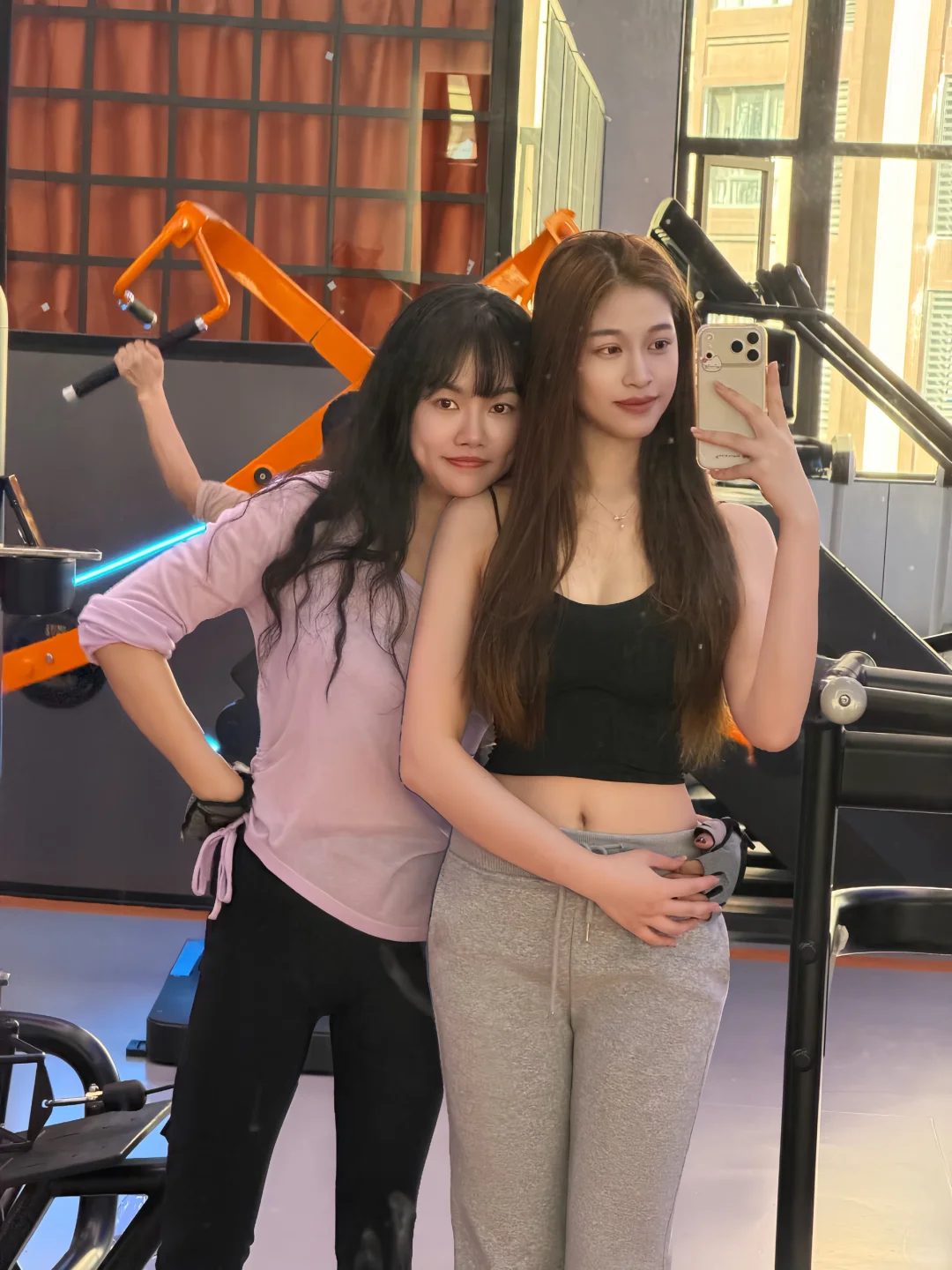 涵江女私教的对镜拍