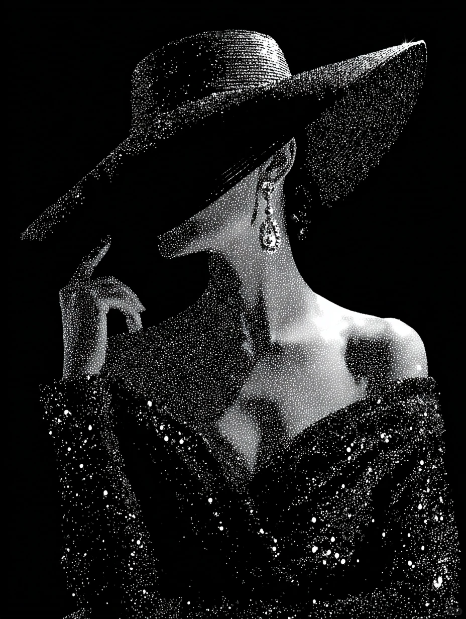 AI美女-闪闪发光的女孩