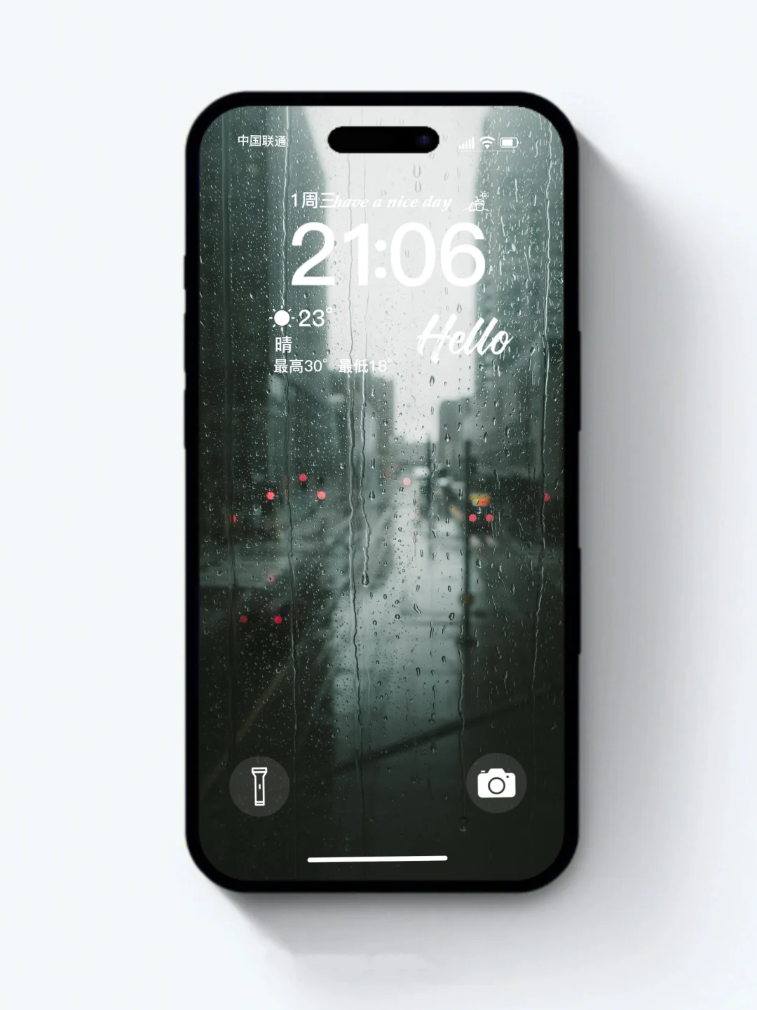 爱惨这组小众质感的隔窗雨景壁纸了！！！