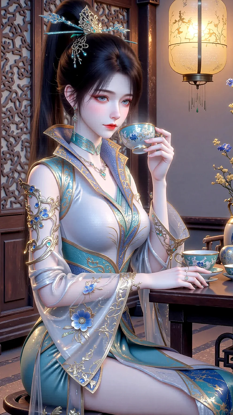 女神壁纸｜青鳞斗破苍穹手机动漫手机壁纸