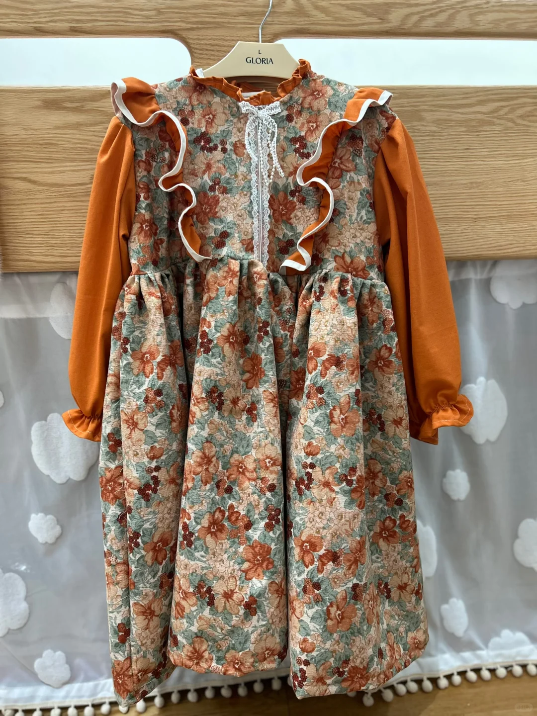 给女儿做了条裙子，我妈说你遭这罪干啥😂