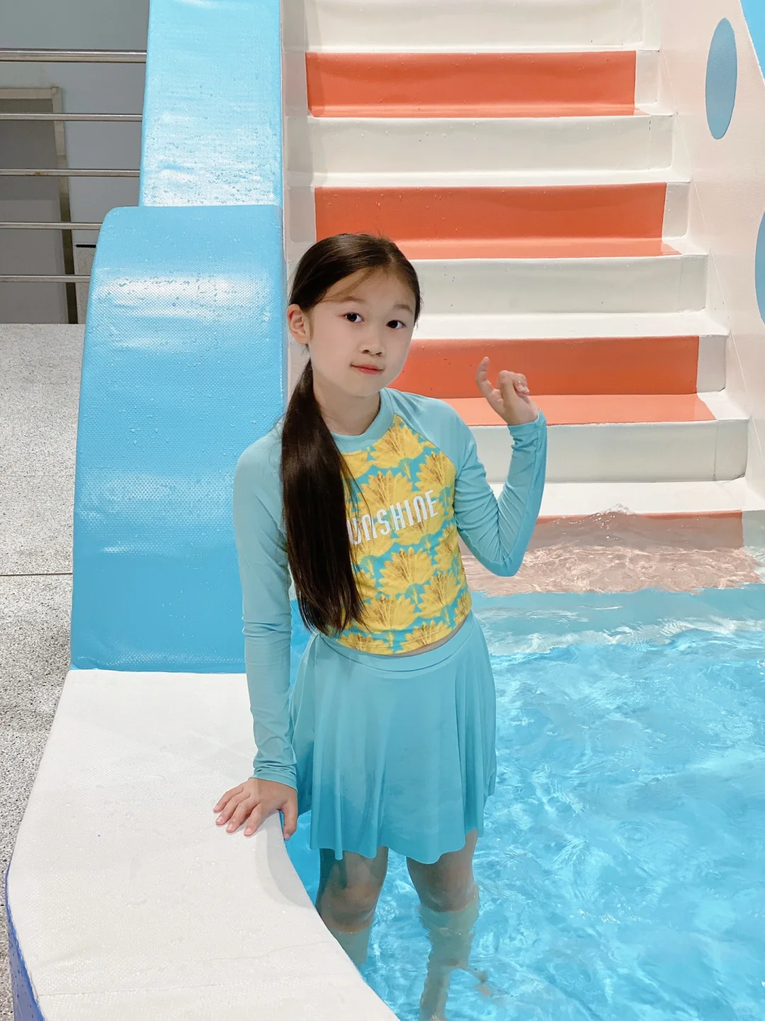 穿上新泳衣去游泳啦🏊‍♀️