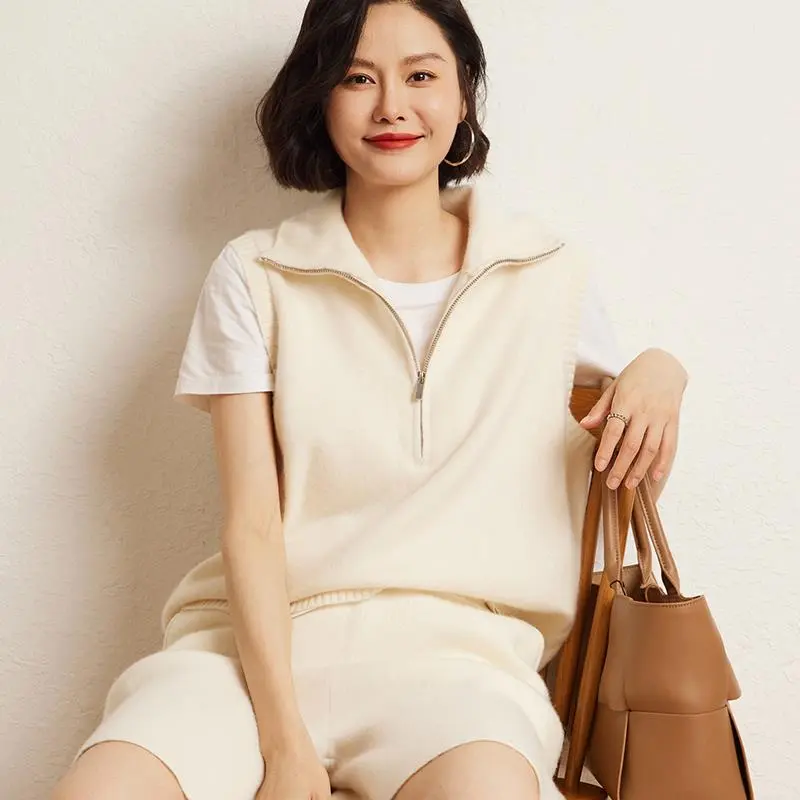 🍃万搭叠穿！羊绒马甲女秋新款超保暖