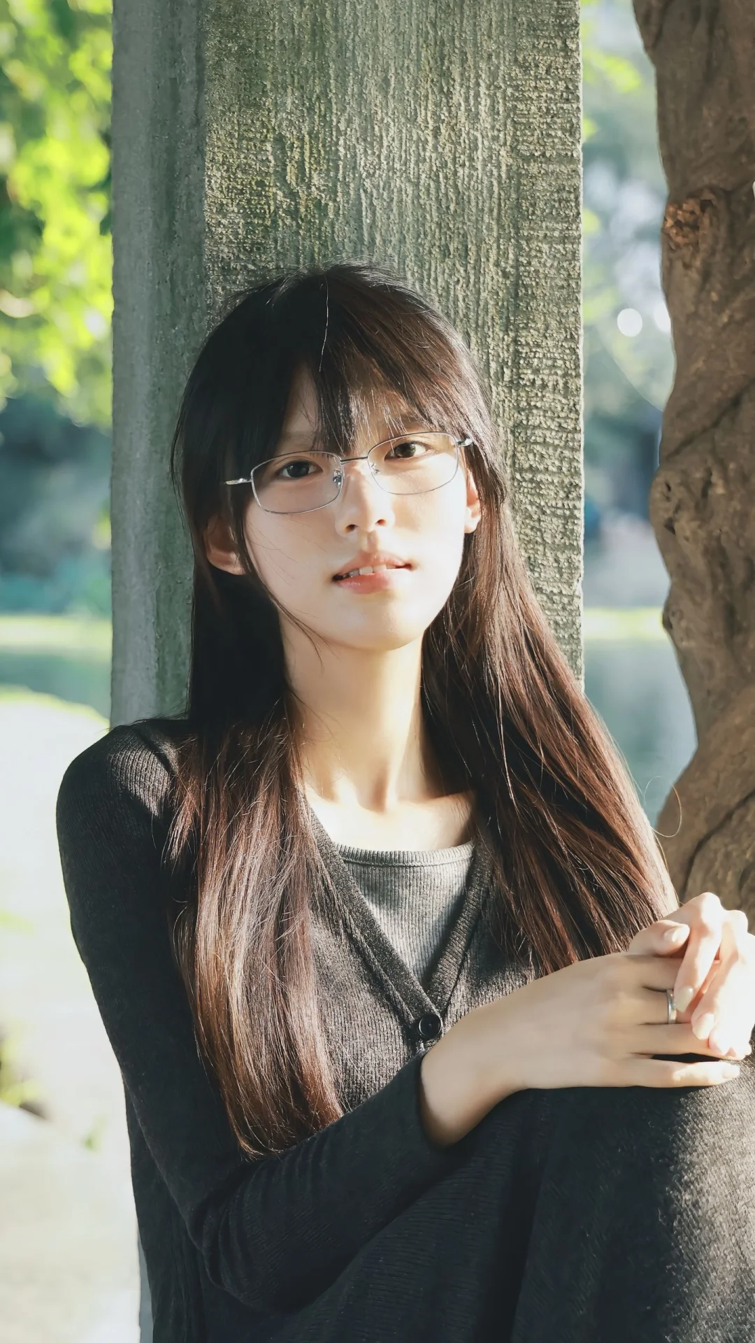 干净感拉满｜校园系清纯女生壁纸