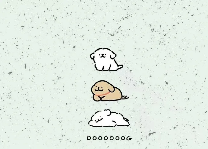 壁纸分享，薄荷绿ins风小熊