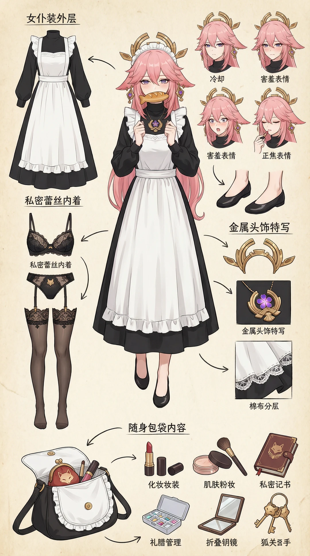 [八重神子]神子大人的穿搭拆解[特别篇]