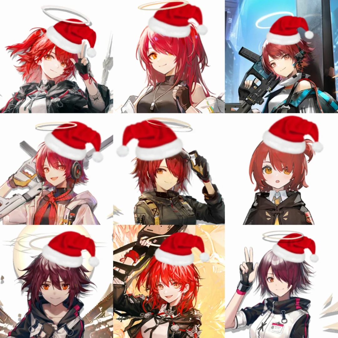 你有54张图申请当你的圣诞头像p2全是能天使