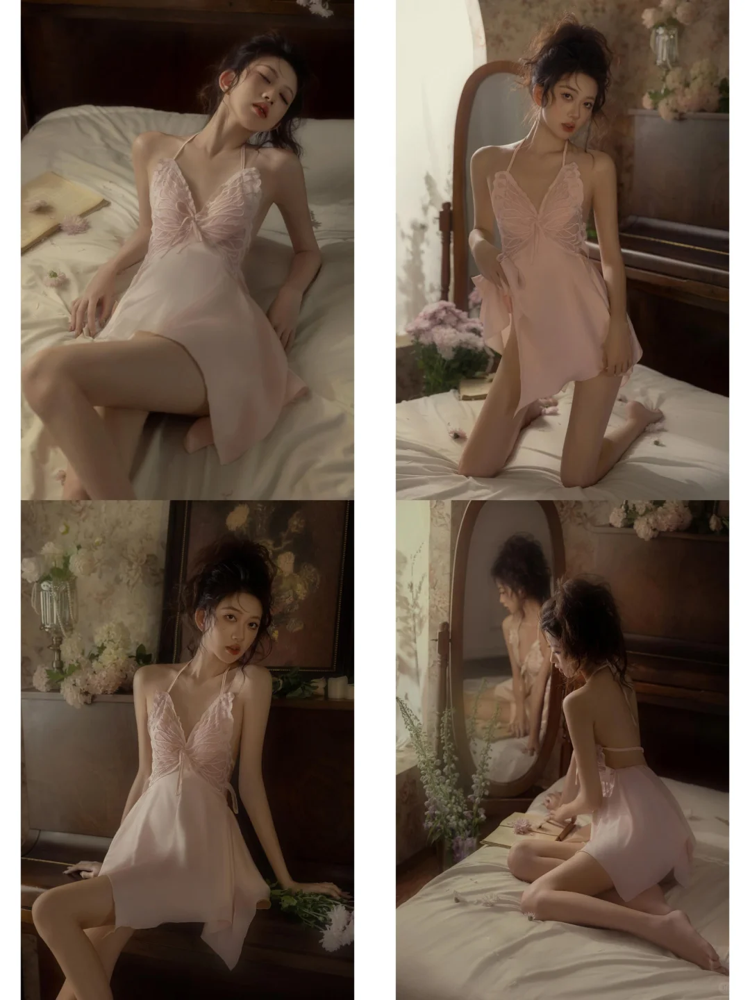 又纯又欲氛围感绝了❗️9组少女感纯欲写真