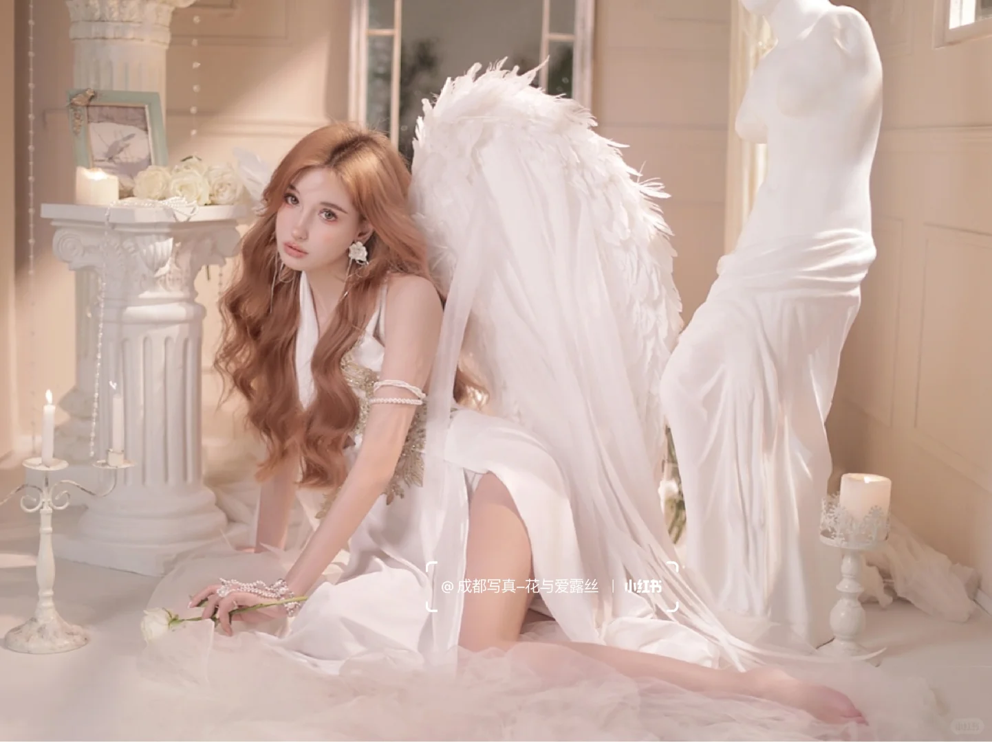 惊艳‼️每个女孩心中都会有一个天使梦✨