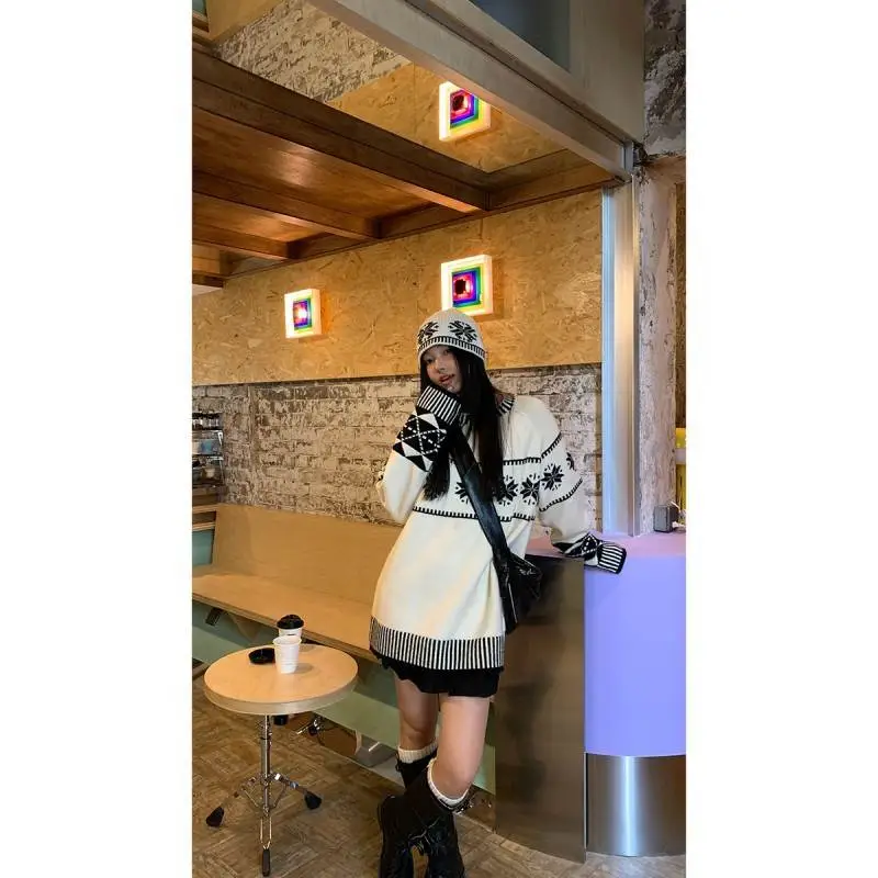 送你一件红人馆毛衣女款2025新款冬季