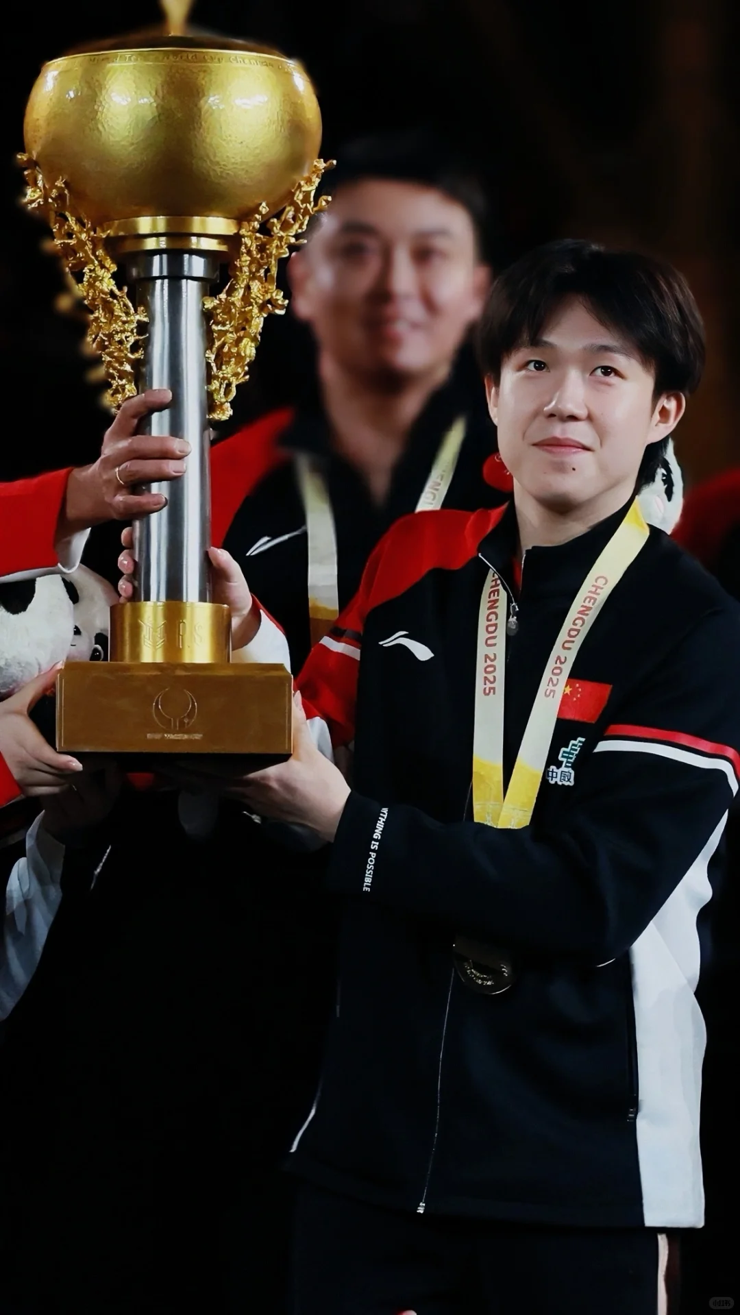 祝贺两位冠军！（手机壁纸）