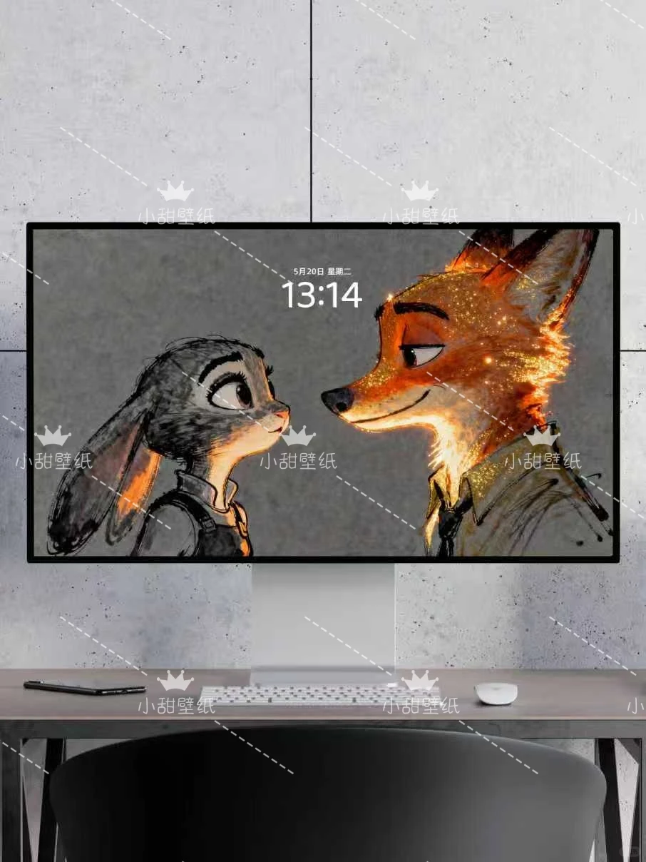 疯狂动物城壁纸 | My Love 朱迪 & 尼克