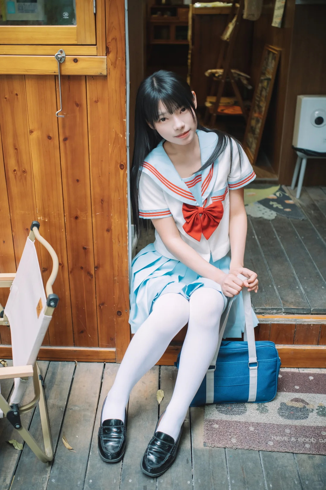 一起在咖啡店复习吧🐰