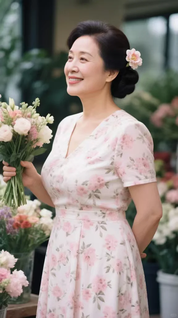 成熟魅力风暴，48岁的阿姨照亮生活